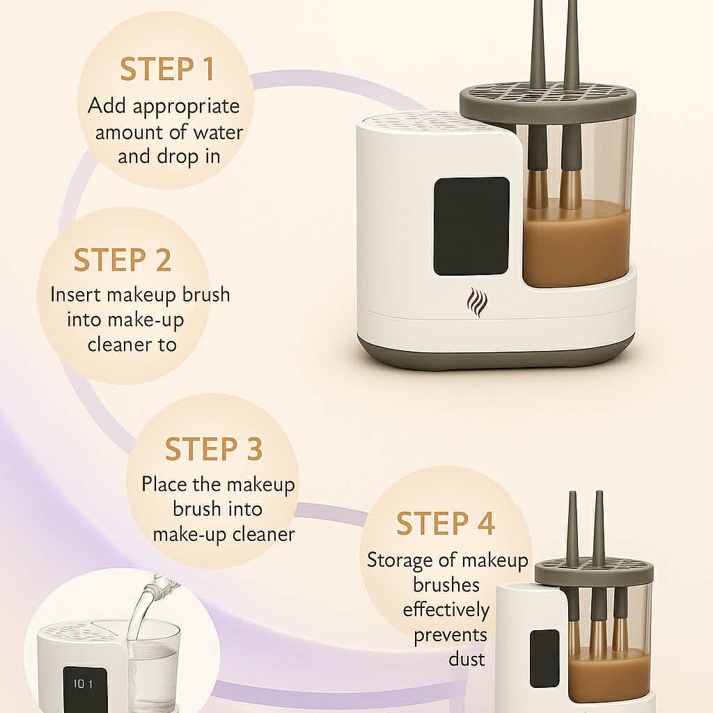 NuroBrush™ – Cleans, dries & protects — in seconds.